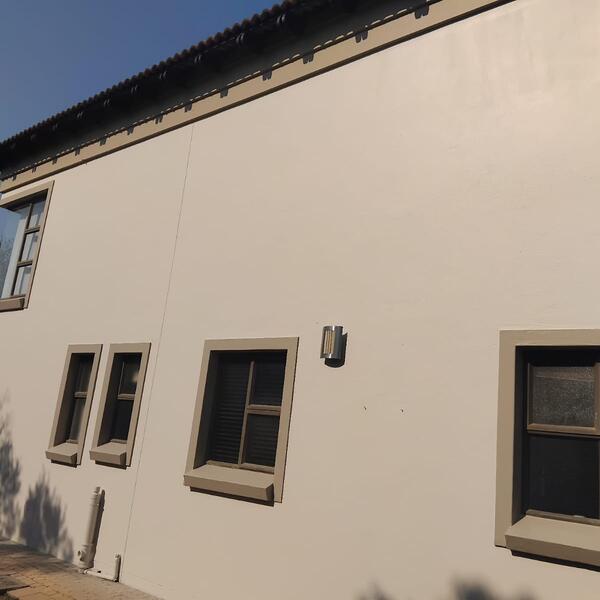 Family Home & Boundary Wall Repaint - Clean, even finish on the rear wall